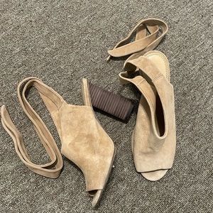 Splendid Leather Wrap Ankle heels